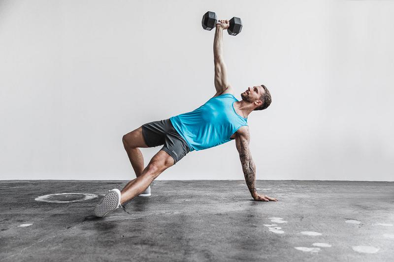 Men's Nobull Lightweight Textured (NEON Camo) Tanks Blue | SG K2551O